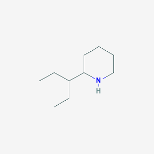 molecular formula C10H21N B2834705 2-(1-Ethylpropyl)piperidine CAS No. 103906-20-3