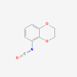 molecular formula C9H7NO3 B2834713 5-Isocyanato-2,3-dihydro-1,4-benzodioxine CAS No. 1155139-88-0