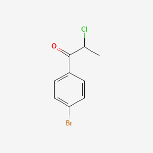 molecular formula C9H8BrClO B2834740 1-(4-Bromophenyl)-2-chloropropan-1-one CAS No. 87010-95-5