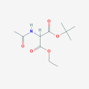 3-O-Tert-butyl 1-O-ethyl 2-acetamidopropanedioate