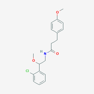 molecular formula C19H22ClNO3 B2834789 N-[2-(2-chlorophenyl)-2-methoxyethyl]-3-(4-methoxyphenyl)propanamide CAS No. 1798463-15-6