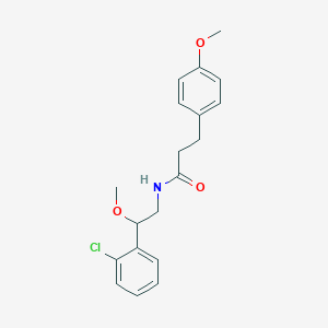N-(2-(2-chlorophenyl)-2-methoxyethyl)-3-(4-methoxyphenyl)propanamide