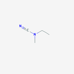 molecular formula C4H8N2 B2834790 Cyano(ethyl)methylamine CAS No. 32112-06-4