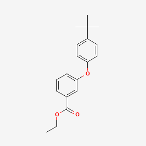 molecular formula C19H22O3 B2834792 Ethyl 3-(4-tert-butylphenoxy)benzoate CAS No. 773136-00-8
