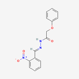 (E)-N'-(2-nitrobenzylidene)-2-phenoxyacetohydrazide