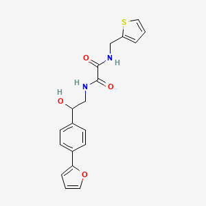N'-{2-[4-(furan-2-yl)phenyl]-2-hydroxyethyl}-N-[(thiophen-2-yl)methyl]ethanediamide