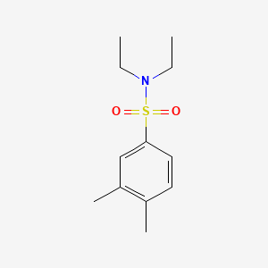 molecular formula C12H19NO2S B2834843 N,N-diethyl-3,4-dimethylbenzenesulfonamide CAS No. 428490-66-8