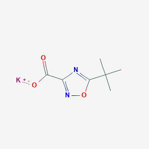 molecular formula C7H9KN2O3 B2834981 Potassium 5-(tert-butyl)-1,2,4-oxadiazole-3-carboxylate CAS No. 2247616-83-5