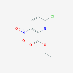 molecular formula C8H7ClN2O4 B2834998 Ethyl 6-chloro-3-nitropicolinate CAS No. 1805648-67-2