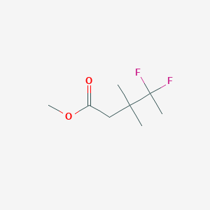 molecular formula C8H14F2O2 B2835051 methyl4,4-difluoro-3,3-dimethylpentanoate CAS No. 2015624-53-8
