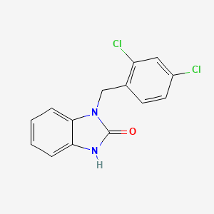3-[(2,4-dichlorophenyl)methyl]-1H-benzimidazol-2-one