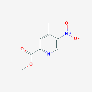 molecular formula C8H8N2O4 B2835262 Methyl 4-methyl-5-nitropyridine-2-carboxylate CAS No. 868551-30-8