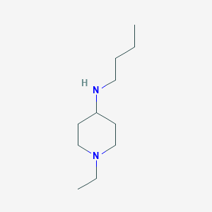 molecular formula C11H24N2 B2835298 N-butyl-1-ethylpiperidin-4-amine CAS No. 1019489-97-4