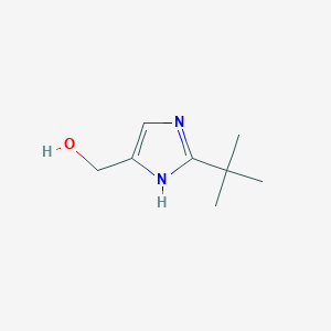 molecular formula C8H14N2O B2835386 (2-tert-butyl-1H-imidazol-4-yl)methanol CAS No. 68282-44-0