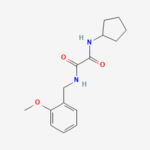 molecular formula C15H20N2O3 B2835420 N1-cyclopentyl-N2-(2-methoxybenzyl)oxalamide CAS No. 941998-32-9