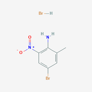 molecular formula C7H8Br2N2O2 B2835434 4-Bromo-2-methyl-6-nitroaniline hydrobromide CAS No. 2206567-73-7