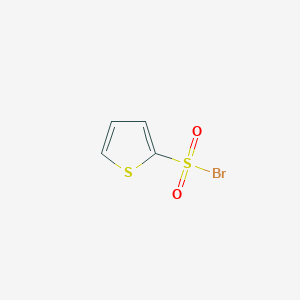 molecular formula C4H3BrO2S2 B2835448 Thiophene-2-sulfonyl bromide CAS No. 52259-99-1
