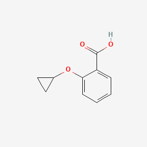 molecular formula C10H10O3 B2835487 2-Cyclopropoxybenzoic acid CAS No. 1243374-60-8