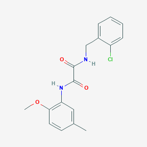molecular formula C17H17ClN2O3 B2835721 N1-(2-chlorobenzyl)-N2-(2-methoxy-5-methylphenyl)oxalamide CAS No. 899956-24-2