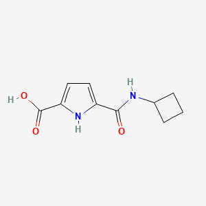molecular formula C10H12N2O3 B2835751 5-(Cyclobutylcarbamoyl)-1H-pyrrole-2-carboxylic acid CAS No. 1933616-04-6