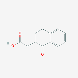 molecular formula C12H12O3 B2835815 1-Oxotetralin-2-acetic acid CAS No. 6742-31-0