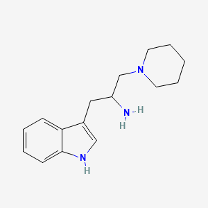 1-(1H-Indol-3-yl)-3-piperidin-1-ylpropan-2-amine