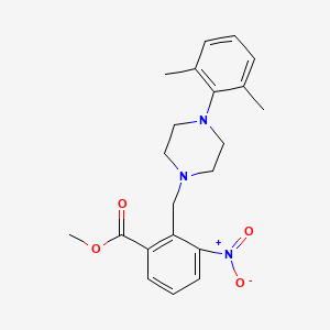 Methyl 2-{[4-(2,6-dimethylphenyl)piperazino]methyl}-3-nitrobenzenecarboxylate