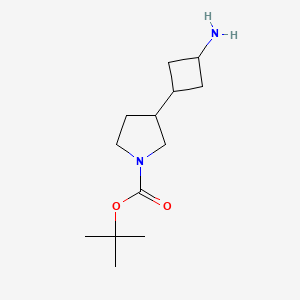 Tert-butyl 3-(3-aminocyclobutyl)pyrrolidine-1-carboxylate