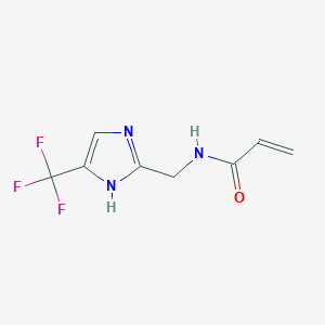 N-[[5-(Trifluoromethyl)-1H-imidazol-2-yl]methyl]prop-2-enamide