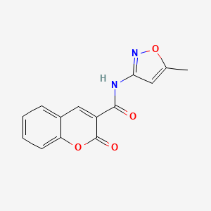 N-(5-methyl-1,2-oxazol-3-yl)-2-oxo-2H-chromene-3-carboxamide