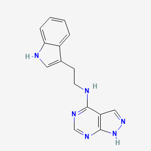 N-[2-(1H-indol-3-yl)ethyl]-1H-pyrazolo[3,4-d]pyrimidin-4-amine
