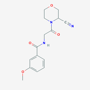 N-[2-(3-Cyanomorpholin-4-yl)-2-oxoethyl]-3-methoxybenzamide