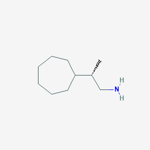 (2S)-2-Cycloheptylpropan-1-amine