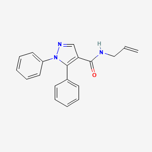 N-allyl-1,5-diphenyl-1H-pyrazole-4-carboxamide