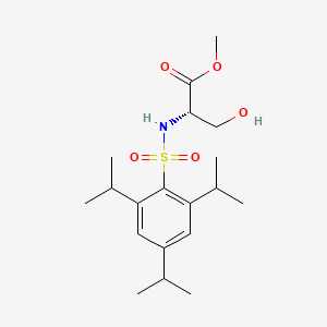 (S)-methyl 3-hydroxy-2-(2,4,6-triisopropylphenylsulfonamido)propanoate