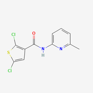 2,5-dichloro-N-(6-methylpyridin-2-yl)thiophene-3-carboxamide