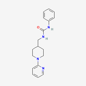 1-Phenyl-3-((1-(pyridin-2-yl)piperidin-4-yl)methyl)urea