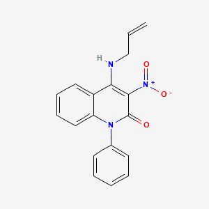 B2836089 4-(allylamino)-3-nitro-1-phenylquinolin-2(1H)-one CAS No. 886157-06-8