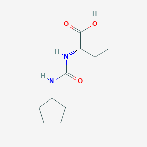 molecular formula C11H20N2O3 B2836102 N-(cyclopentylcarbamoyl)-L-valine CAS No. 958965-86-1
