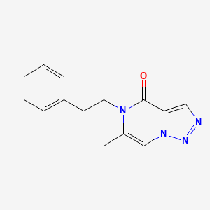 molecular formula C14H14N4O B2836251 6-Methyl-5-(2-phenylethyl)triazolo[1,5-a]pyrazin-4-one CAS No. 2415553-06-7