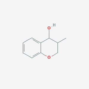 molecular formula C10H12O2 B2836274 3-methyl-3,4-dihydro-2H-1-benzopyran-4-ol CAS No. 24454-24-8