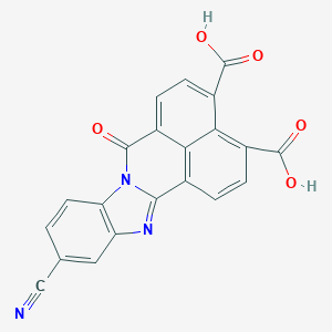 11-cyano-7-oxo-7H-benzimidazo[2,1-a]benzo[de]isoquinoline-3,4-dicarboxylic acid
