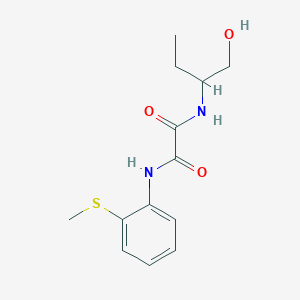 molecular formula C13H18N2O3S B2836416 N1-(1-hydroxybutan-2-yl)-N2-(2-(methylthio)phenyl)oxalamide CAS No. 920385-67-7