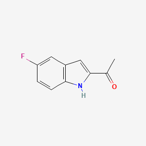 molecular formula C10H8FNO B2836469 1-(5-fluoro-1H-indol-2-yl)ethanone CAS No. 1219930-11-6