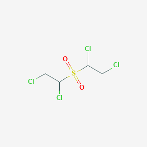 molecular formula C4H6Cl4O2S B028365 Bis(1,2-dichloroethyl)sulfone CAS No. 19721-74-5