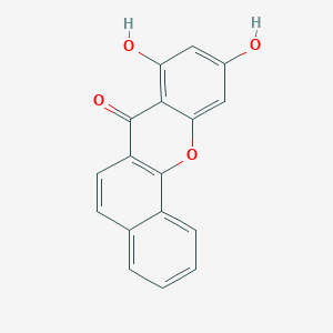 molecular formula C17H10O4 B2836506 8,10-dihydroxy-7H-benzo[c]xanthen-7-one CAS No. 53865-02-4