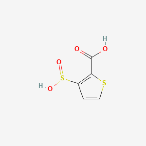 molecular formula C5H4O4S2 B2836553 3-Sulfinothiophene-2-carboxylic acid CAS No. 123016-79-5