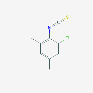 molecular formula C9H8ClNS B2836591 1-Chloro-2-isothiocyanato-3,5-dimethylbenzene CAS No. 871909-88-5