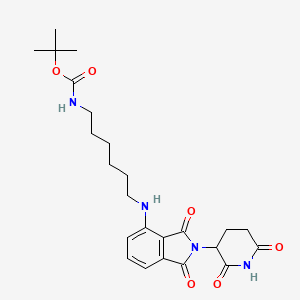 molecular formula C24H32N4O6 B2836669 Thalidomide-NH-C6-NH-Boc 