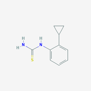 B2836691 1-(2-Cyclopropylphenyl)thiourea CAS No. 1417885-77-8